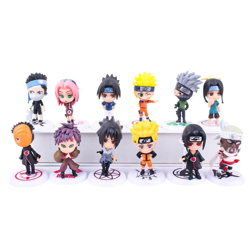 Naruto Mini Figurines Set of 6 Collectibles