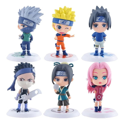 Naruto Mini Figurines Set of 6 Collectibles
