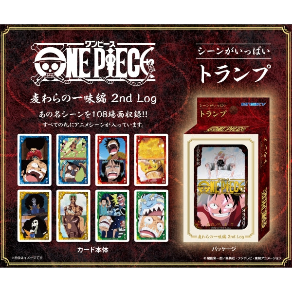 ONE PIECE Full of Scenes playing cards Straw Hat Pirates 2st Log