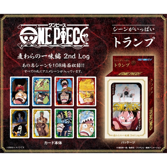 ONE PIECE Full of Scenes playing cards Straw Hat Pirates 2st Log
