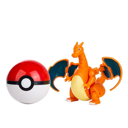 Pokemon Anime Figures Charizard Pikachu Gyarados Toy Mode