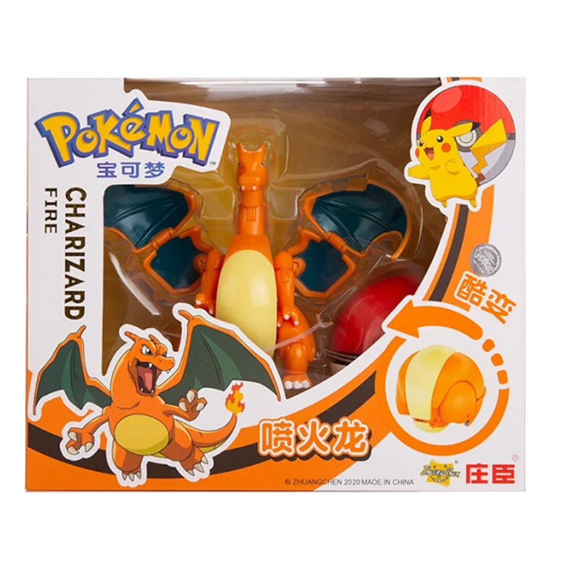 Pokemon Anime Figures Charizard Pikachu Gyarados Toy Mode