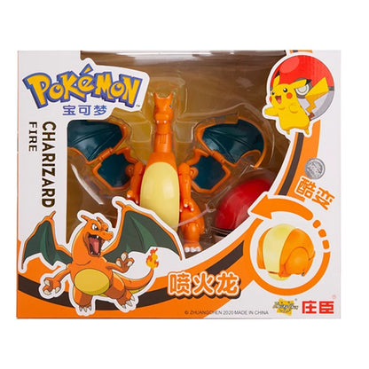 Pokemon Anime Figures Charizard Pikachu Gyarados Toy Mode